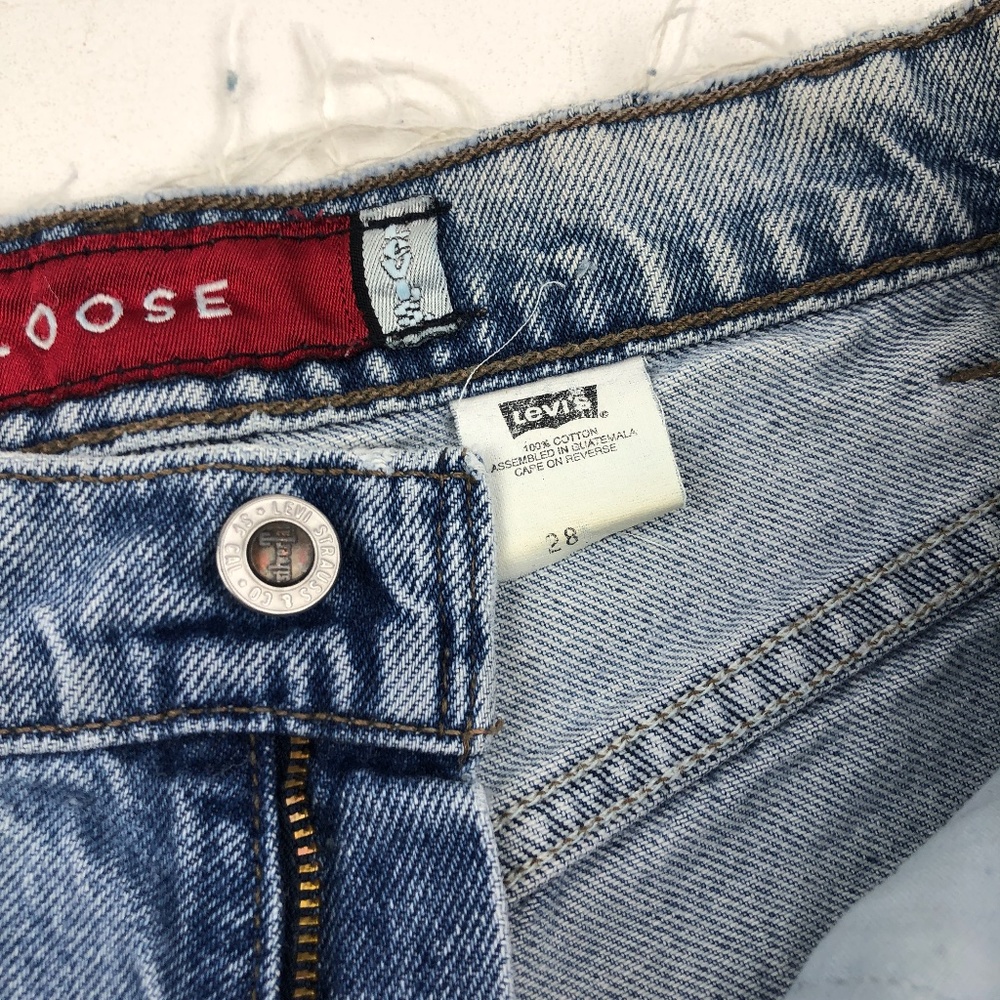 Vintage Levi's SilverTab Jean Cut Off Shorts - Picture 6 of 7